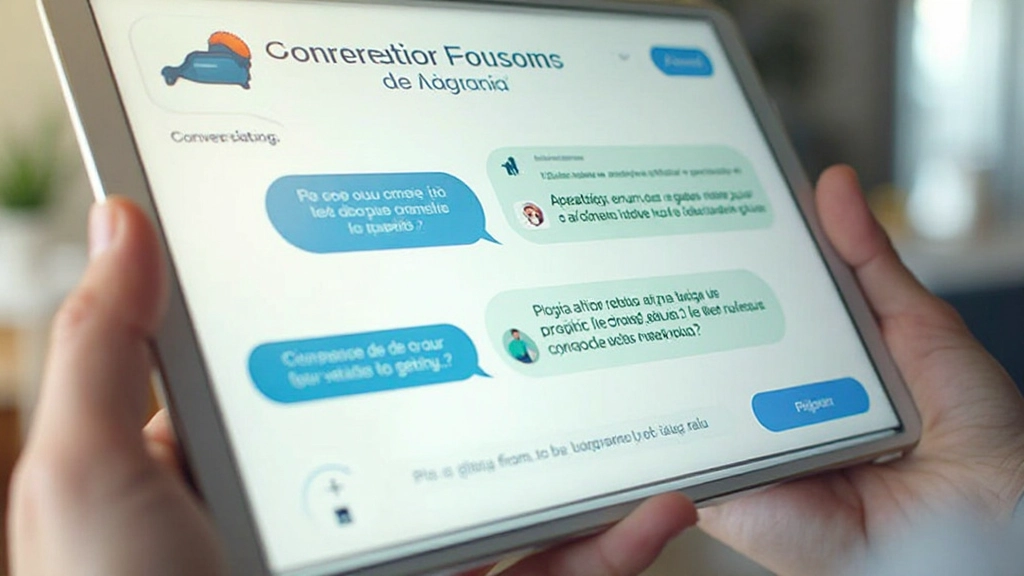 Interface de aplicação de aprendizagem de idiomas com conversação em português